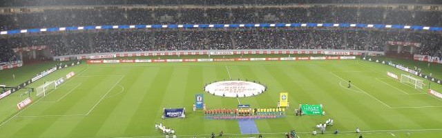 开云官方网站-63638人!看看东京国立竞技场日本大战巴西的气氛